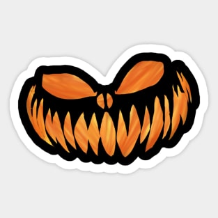 Evil Pumpkin Sticker